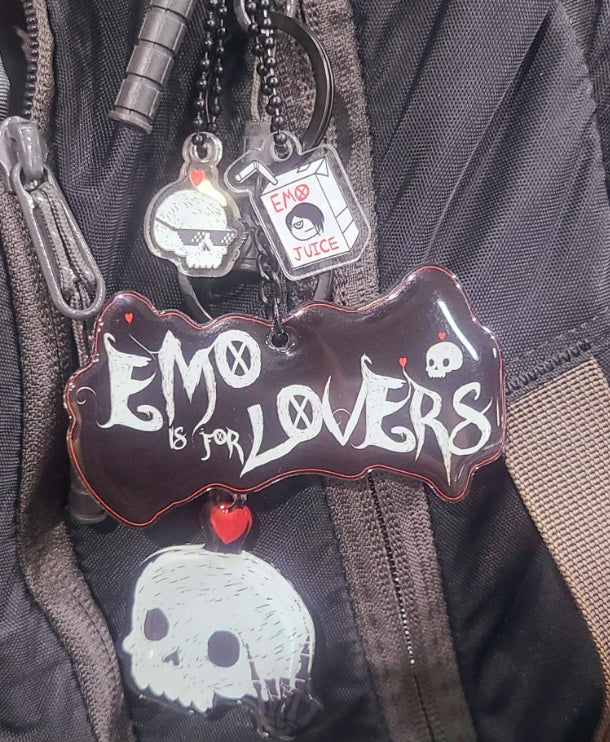 EMO IS FOR LOVERS® Skelly Keyring