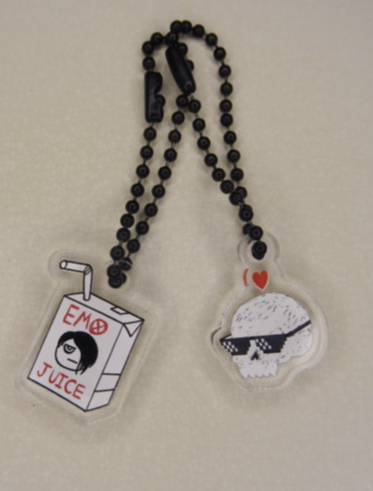 Emo Juice Keyring